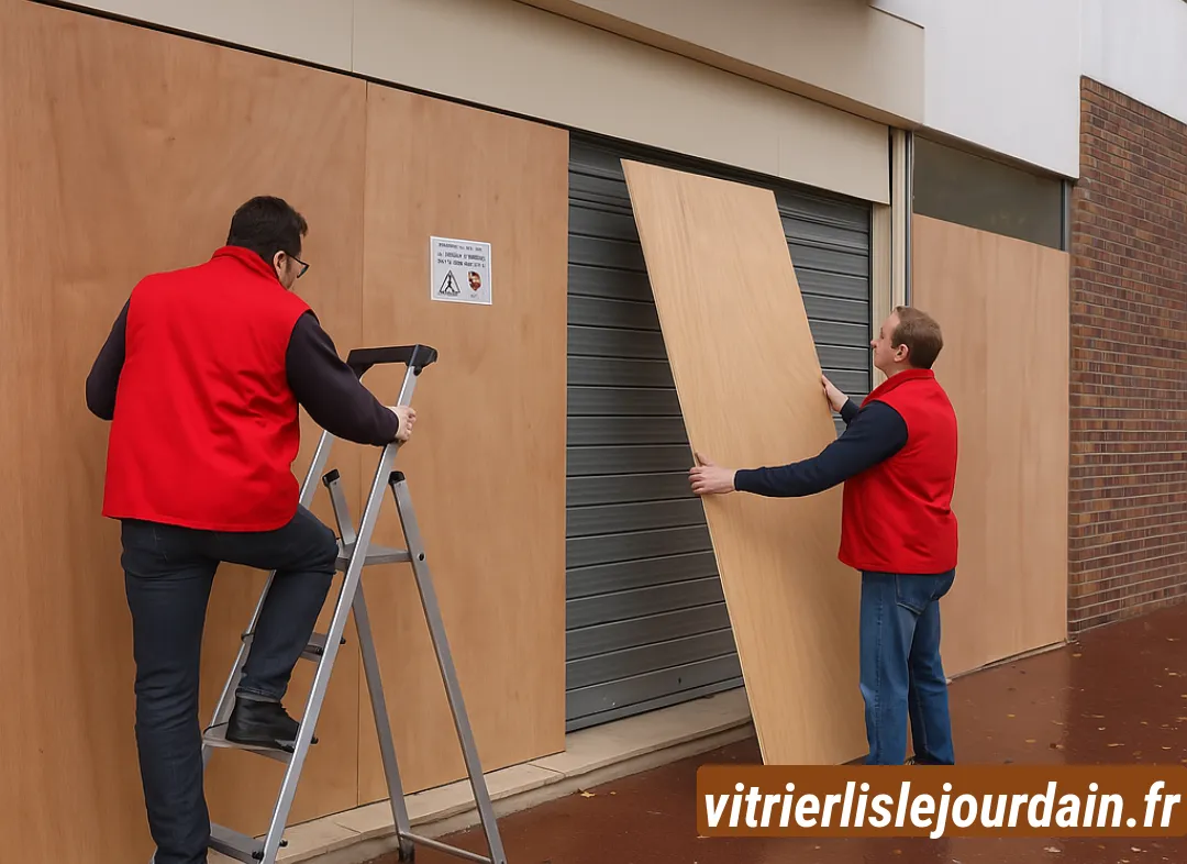 Mise en sécurité fermeture provisoire L'Isle-Jourdain