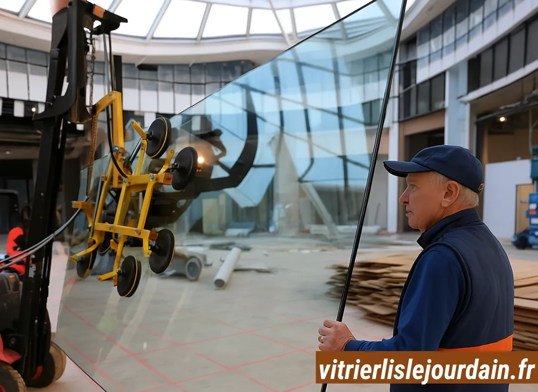 Remplacement de vitrine magasin L'Isle-Jourdain